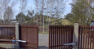 Купить распашные ворота из штакетника Нижнеудинск, цена от 2710 руб.